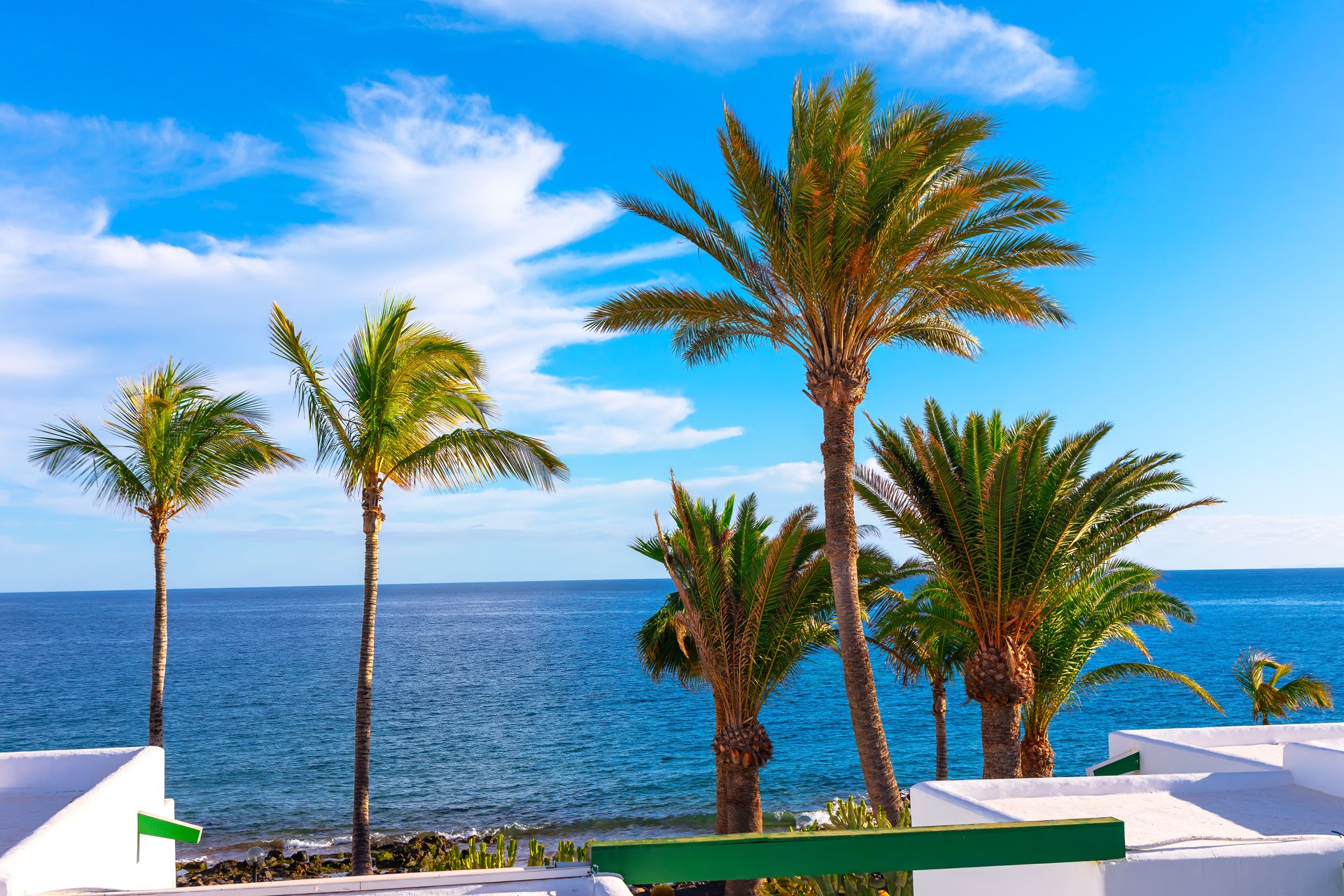 Ocean view from balcony
